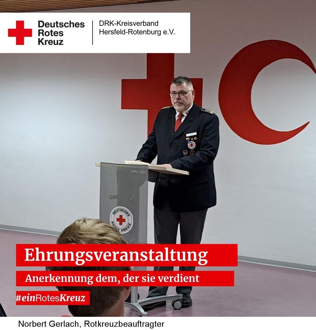 Norbert Gerlach, Rotkreuzbeauftragter